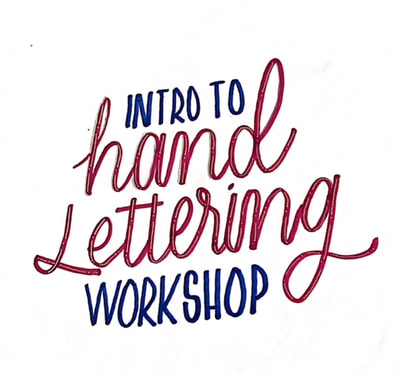 Intro to Hand-lettering workshop with Rosita Michael