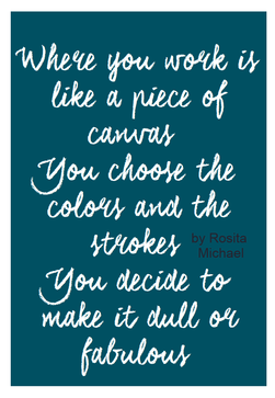 Motivational Quote Printable by Rosita Michael. Wall decor. PDF, PNG and JPEG format.